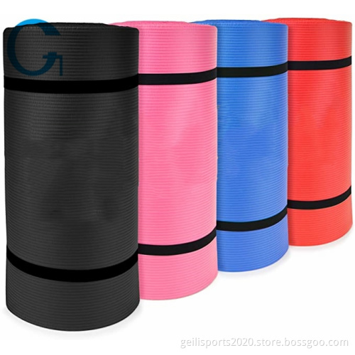 NBR Yoga Mat for Pilates Fitness And Workout